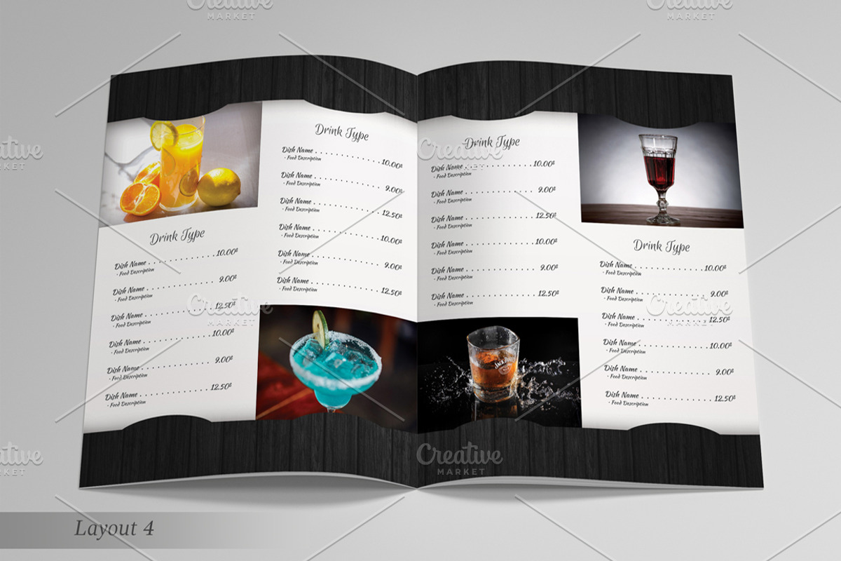 Restaurant Menu & Business Card, a Brochure Template by BettyDesign (Photo 5 of 7)