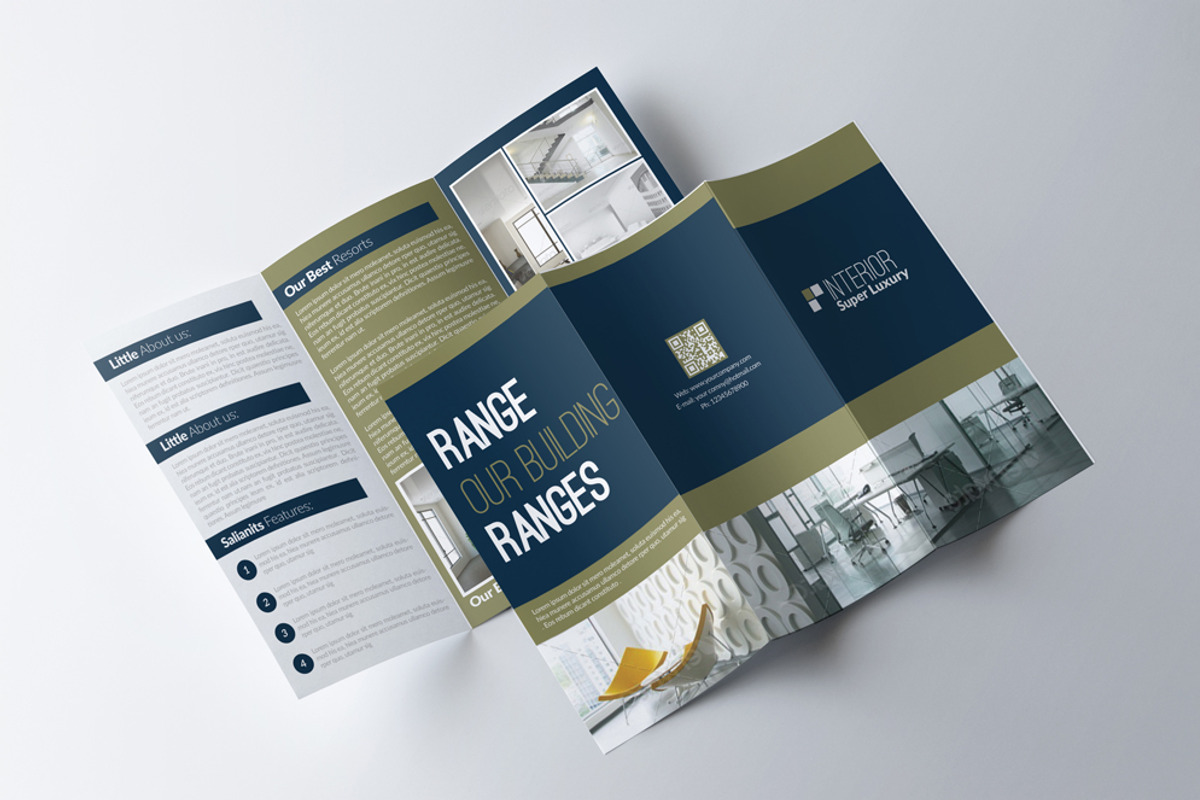 Business Tri Fold Brochure Template, a Brochure Template by Psd Templates (Photo 1 of 4)