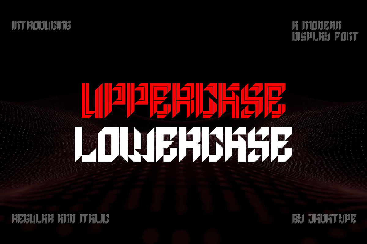 Eravost | Futuristic Display, a Symbol Font by Jadatype.id (Photo 2 of 7)