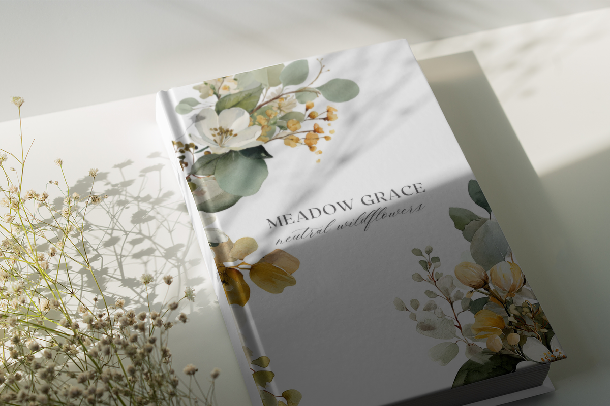 Elegant Neutral Wildflower Bouquet, a Decorative Illustration by ThaismotaCreativeCo (Photo 5 of 11)