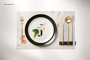 Placemat Napkin Plate Mockup, a Product Mockup by Creatsy (Thumbnail 4 of 9)