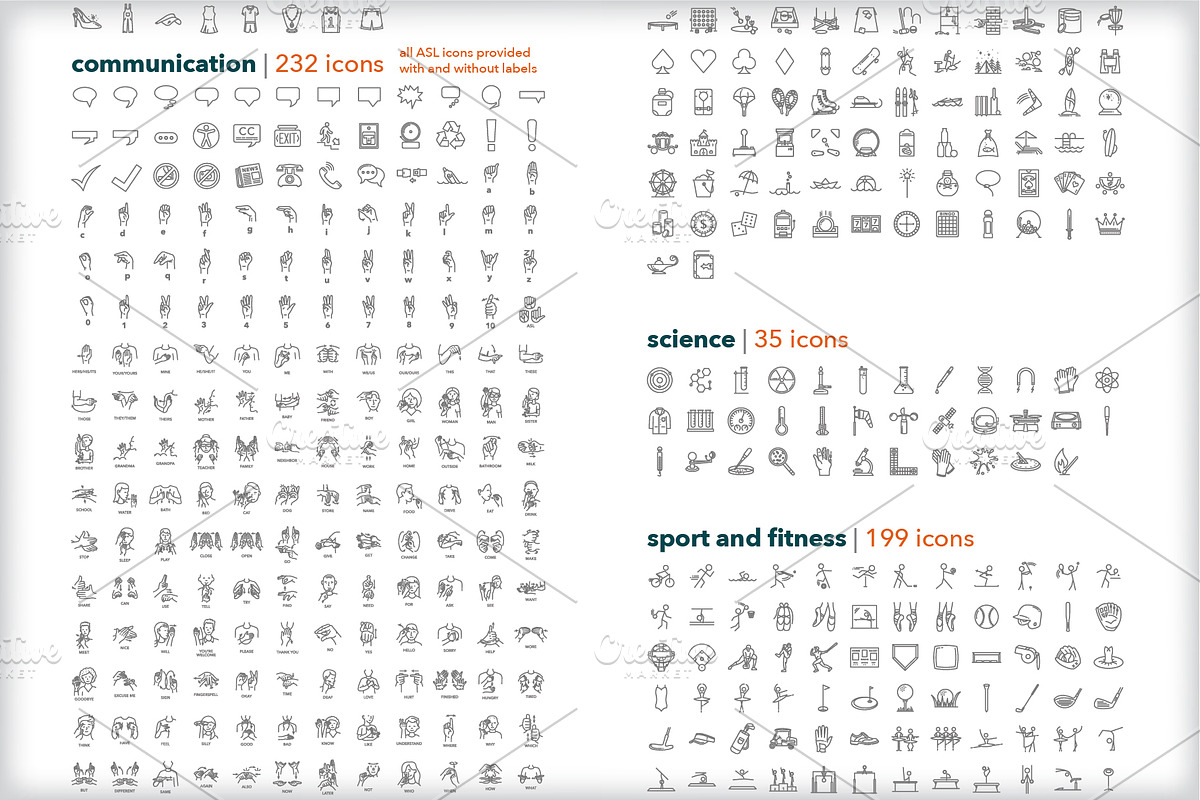 Full shop outline icon bundle, an Outline Icon by Picture Window (Photo 3 of 10)