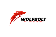 Wolf Bolt Logo, a Branding & Logo Template by VectorCrow (Thumbnail 1 of 3)