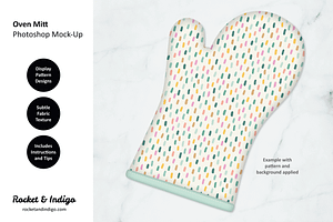 Oven Mitt Photoshop Mock-Up