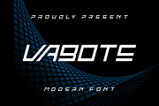 Vabote, a Sans Serif Font by albert_kalingga (Thumbnail 1 of 4)