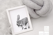 White 3:4 Ratio Frame Mockup, a Print Template by Inspire Mockups (Thumbnail 2 of 2)