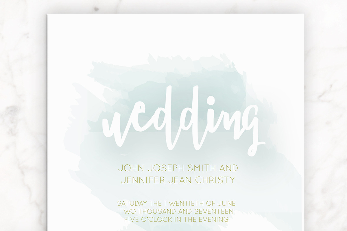 Watercolor Handwritten Invitation, an Invitation Template by Aloha Philly (Photo 2 of 6)