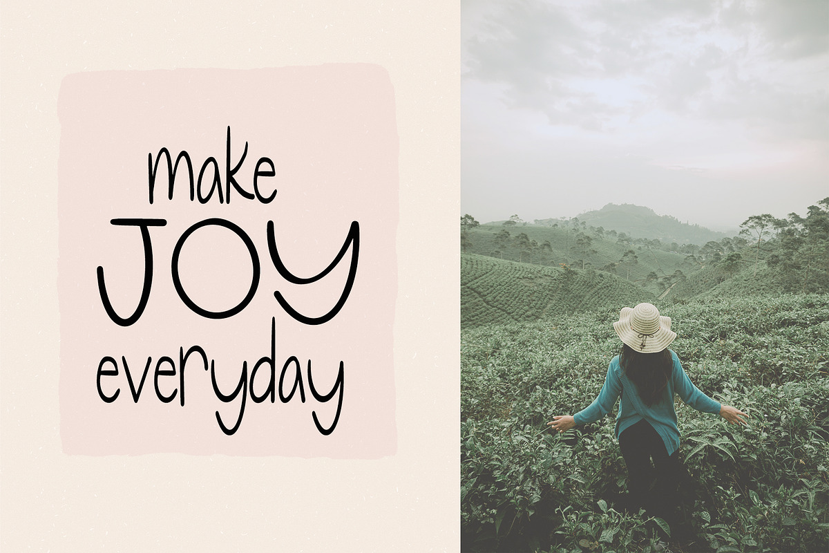 Simplicity Handmade Font preview 3