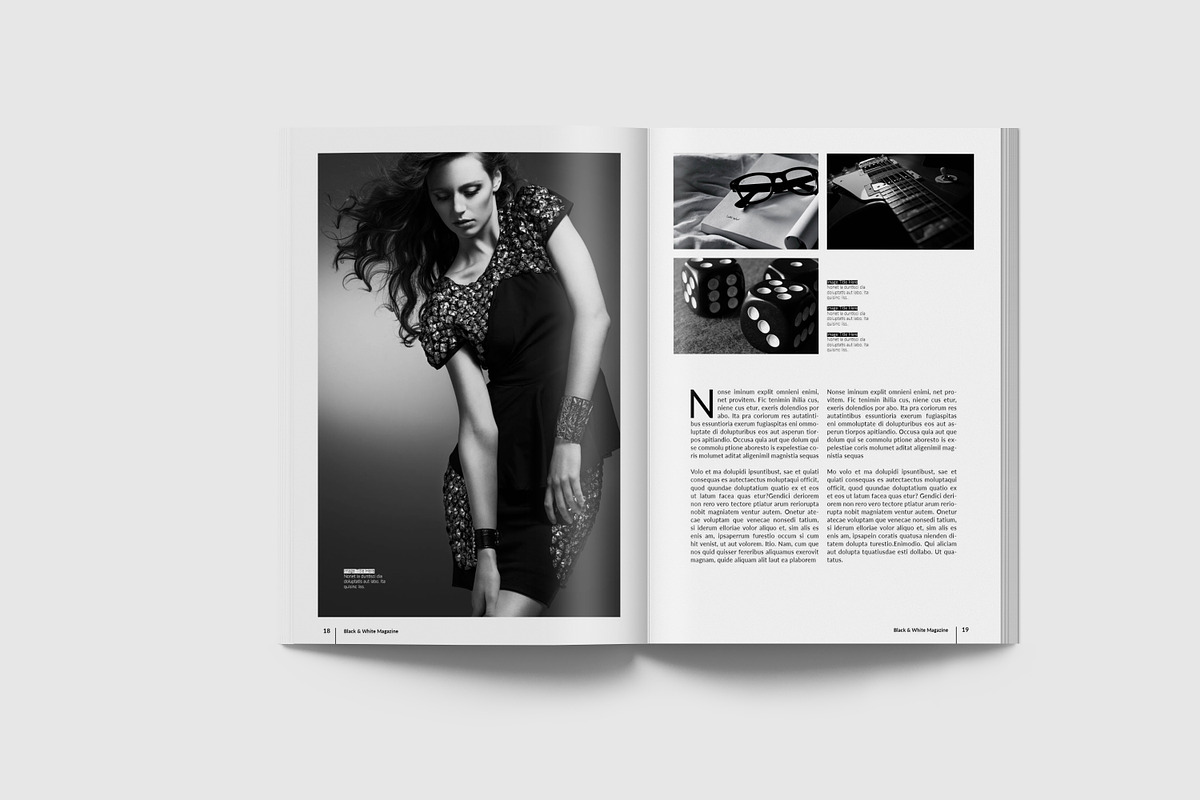 Simple & Clean Magazine Template III, a Magazine Template by Uloel Design (Photo 8 of 12)