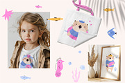 Cute Otter Clipart & Patterns, an Animal Illustration by danceyourlife (Thumbnail 4 of 7)