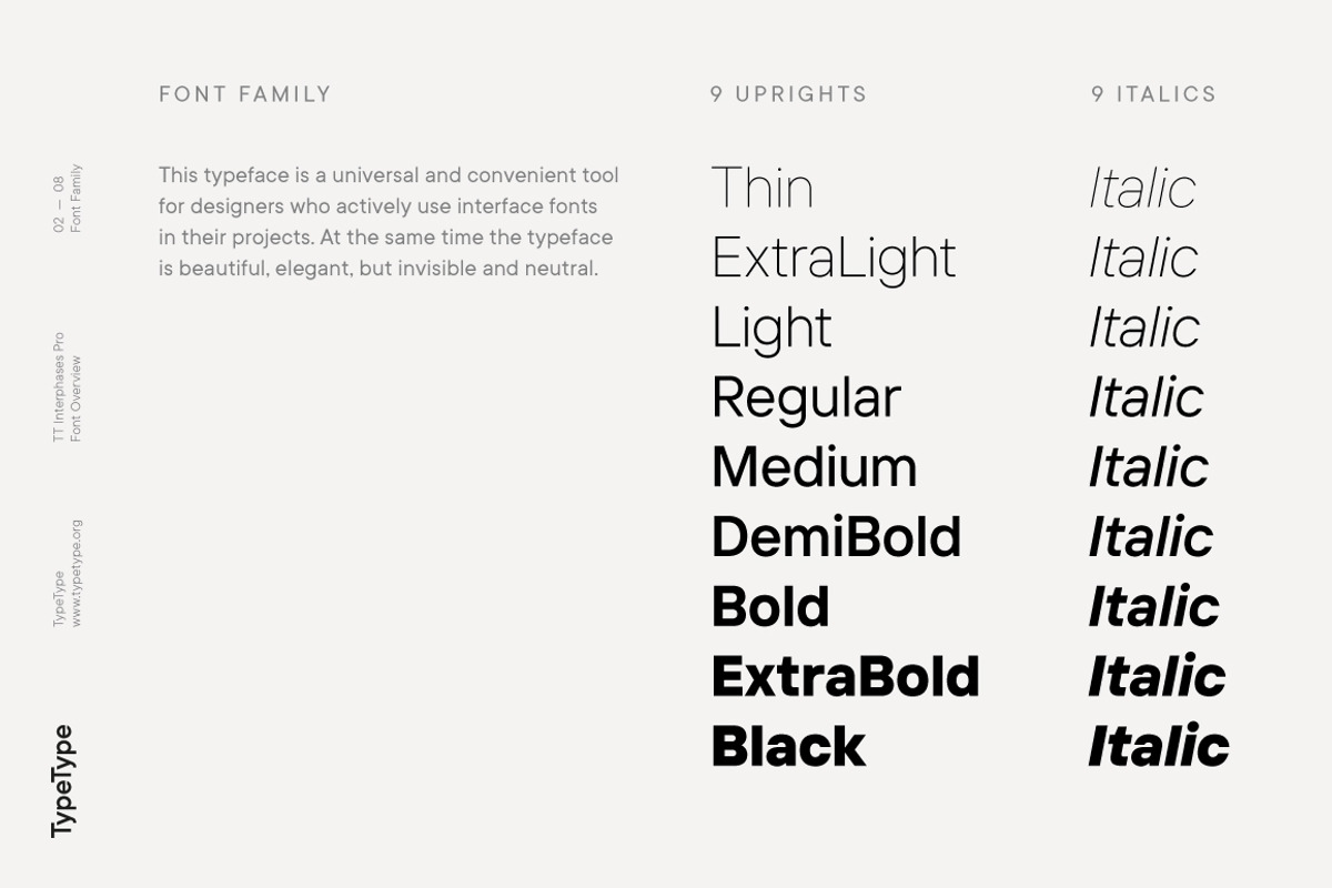 TT Interphases Pro Basic, a Sans Serif Font by TypeType (Photo 2 of 8)