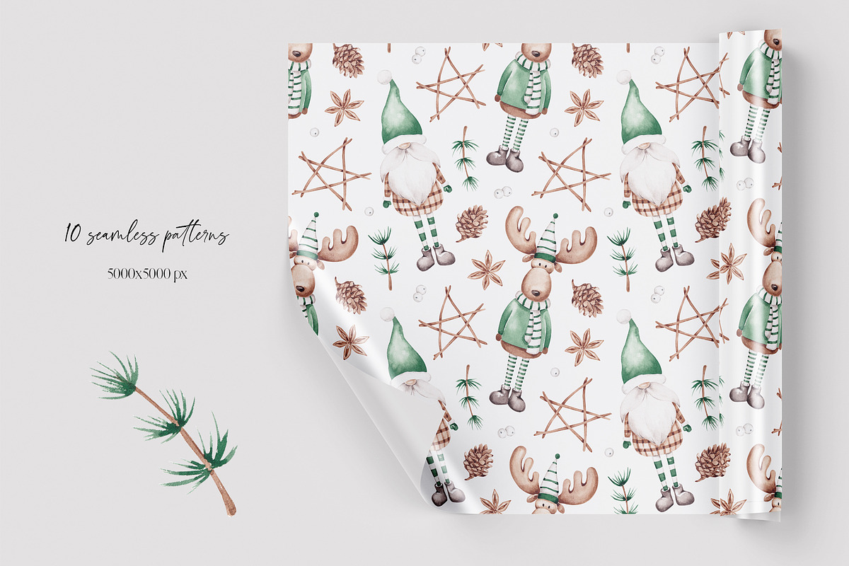 Noel Christmas Collection, a Seasonal Illustration by SirenaArt (Photo 15 of 20)