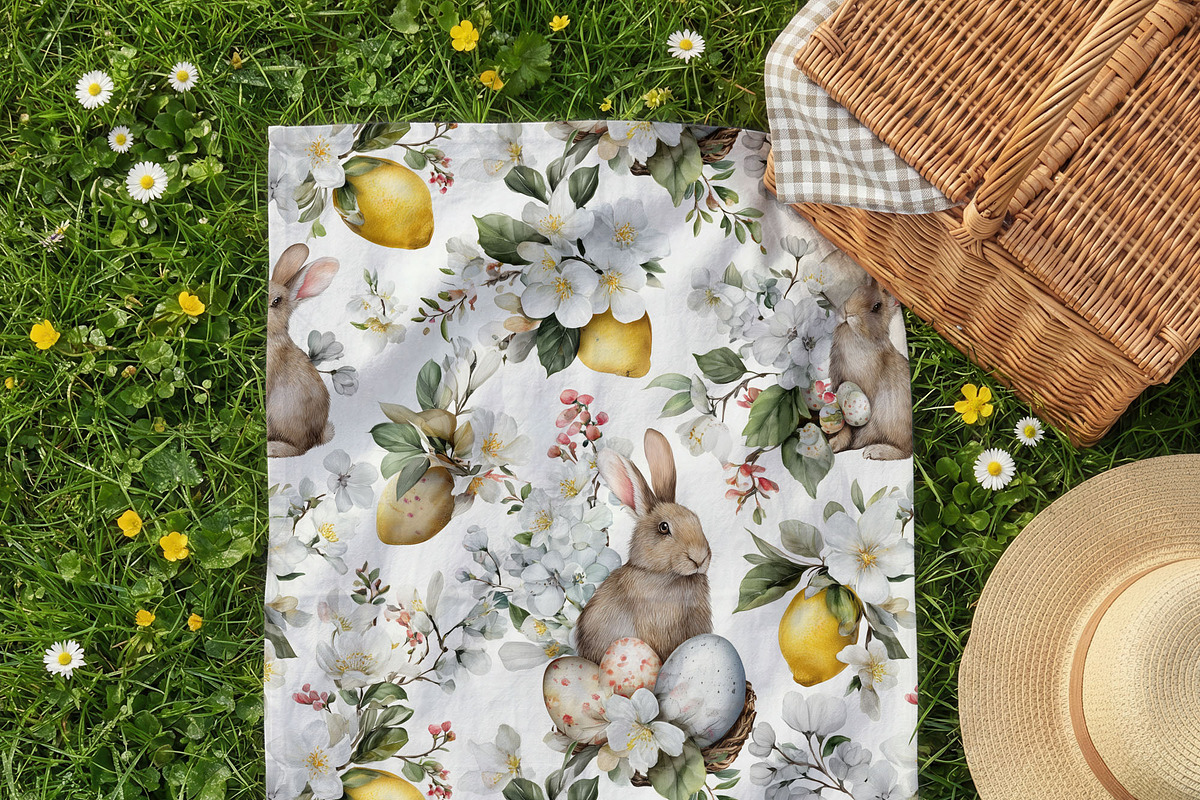 Picnic Tea Towel Mockup (PSD), a Household Mockup by 1001 mockups (Photo 11 of 18)