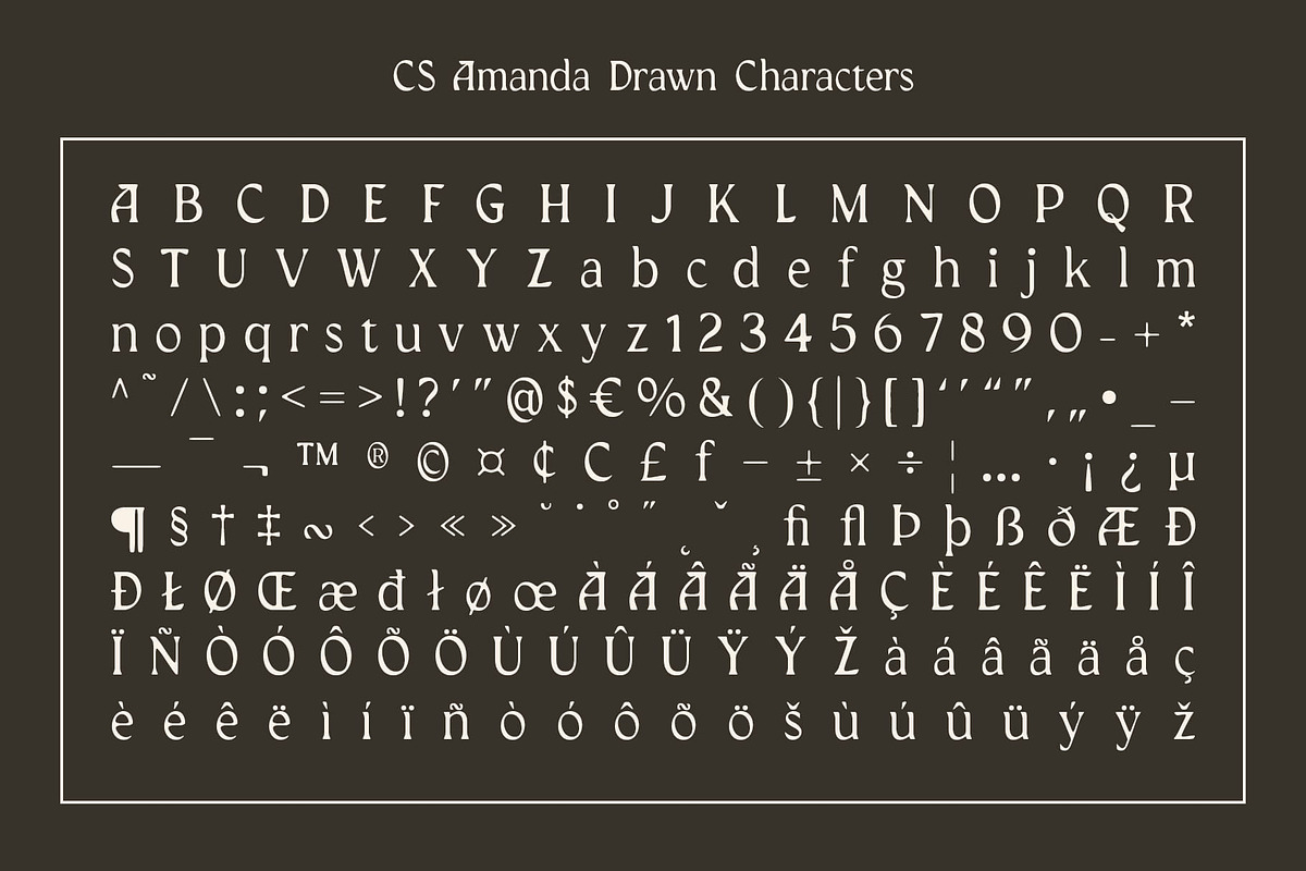 CS Amanda Drawn, a Serif Font by Craft Supply Co. (Photo 8 of 8)