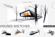 Houses Sketches JPG Collection, an Architecture Photo by Lumeno (Thumbnail 1 of 9)