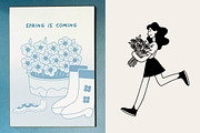 Folk Spring Illustration and Graphic, an Object Graphic by Schumacher Shop (Thumbnail 10 of 11)