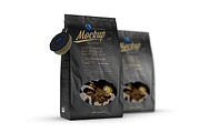 Black Paper Bag With Window Mock-up, a Packaging Mockup by Reformer Mockup (Thumbnail 2 of 7)