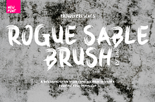 Rogue Sable Bold Brush Font