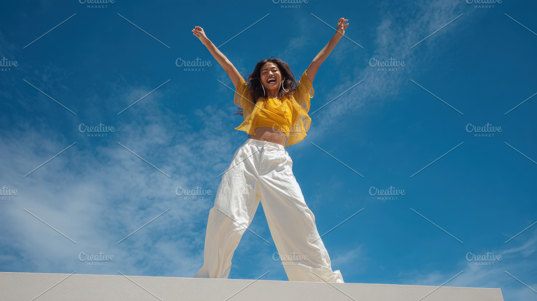 Joyful moment on a bright day, a Photo by Beautiful things