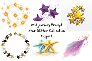 Prompt Star Glitter Clipart, a Decorative Illustration by Creative design (Thumbnail 1 of 7)