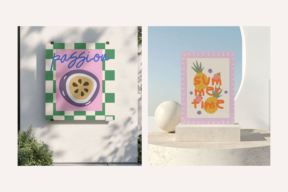 Summer Fruits Collection, a Food Illustration by Luamor (Photo 10 of 12)