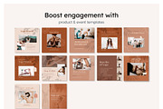 Yoga Instagram Feed Templates, a Social Media Template by Cultive Creative (Thumbnail 10 of 13)