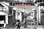 Manga Procreate Brushes Bundle, a Brush Add-On by brushapes.com (Thumbnail 5 of 26)