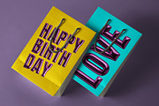 Happy Birthday Font, a Font by Handmadefont (Thumbnail 5 of 7)