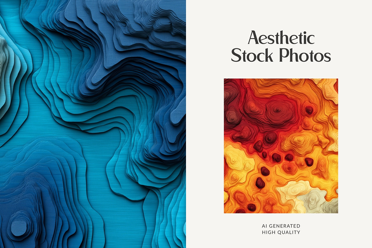 24 Abstract Topographical Wallpapers, a Wallpaper Graphic by HipFonts (Photo 3 of 9)