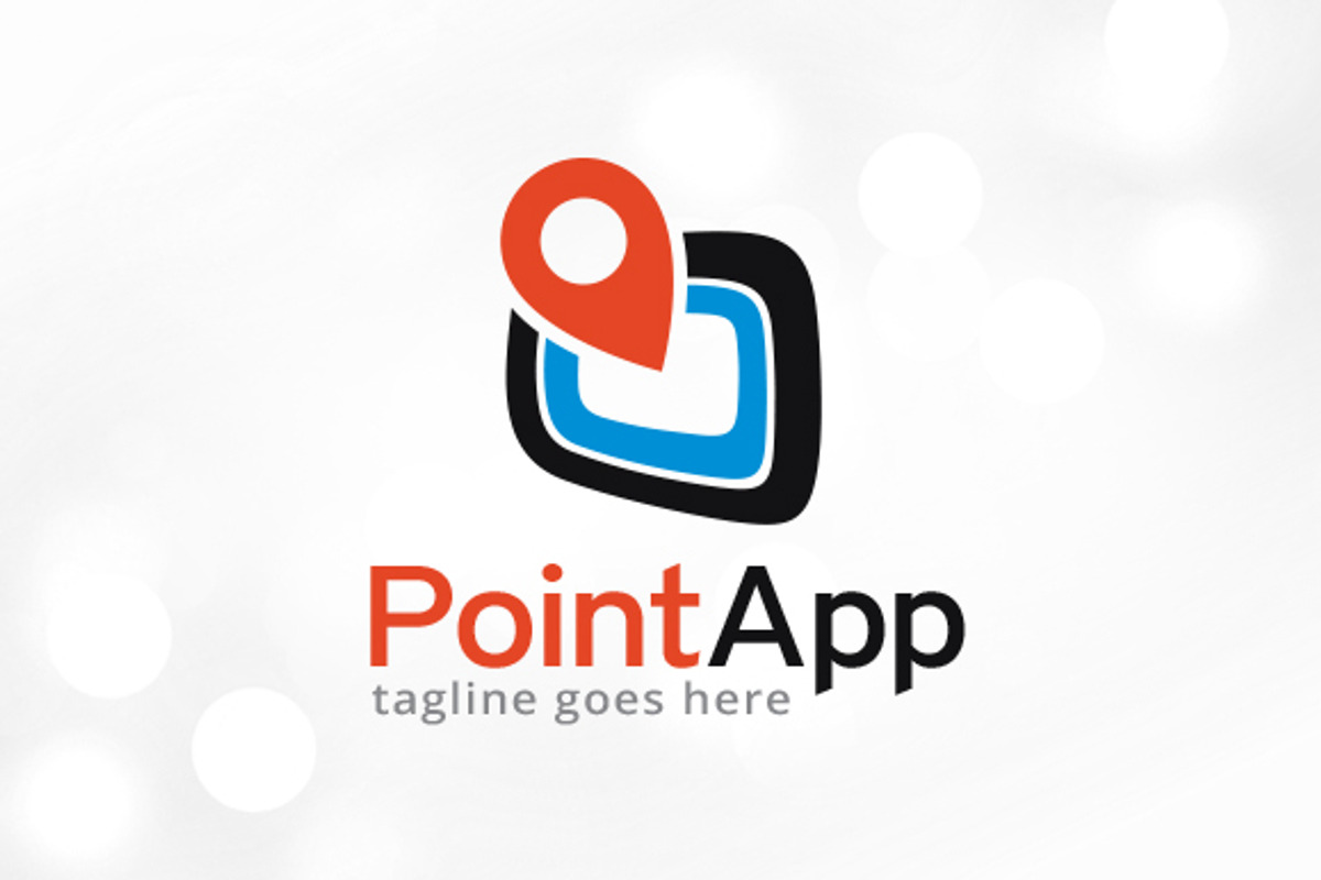 Point App Logo Template Design, a Branding & Logo Template by gunaonedesign