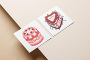 Vintage holiday cakes set, a Food Illustration by Good Studio (Thumbnail 6 of 6)