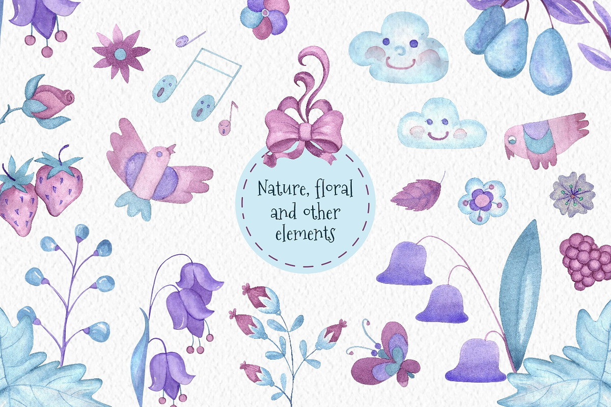 Bunny. Watercolor Сollection, an Animal Illustration by Warm Hearted Studio (Photo 5 of 7)