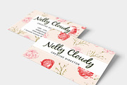 Watercolor Creative Business Card, a Business Card Template by land art (Thumbnail 1 of 10)
