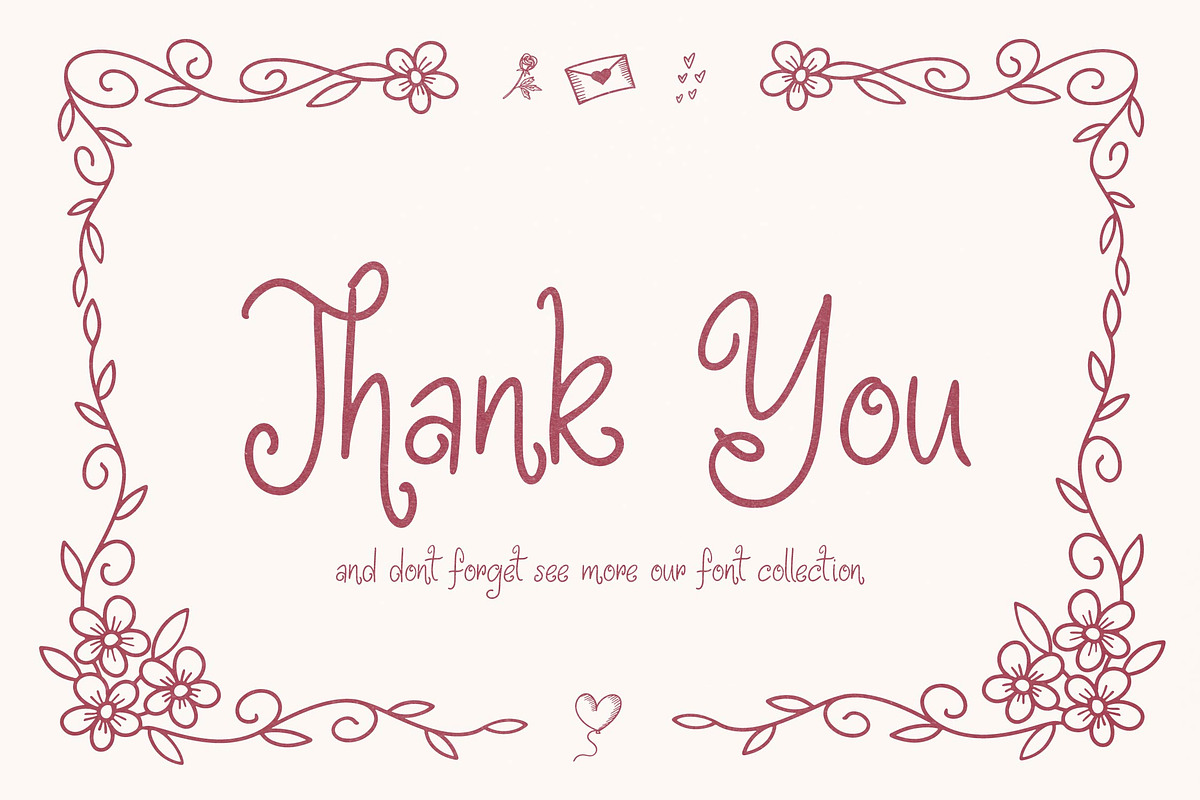 Delviyani Letter Casual Handwritten, a Handwritten Font by Denustudios (Photo 15 of 15)
