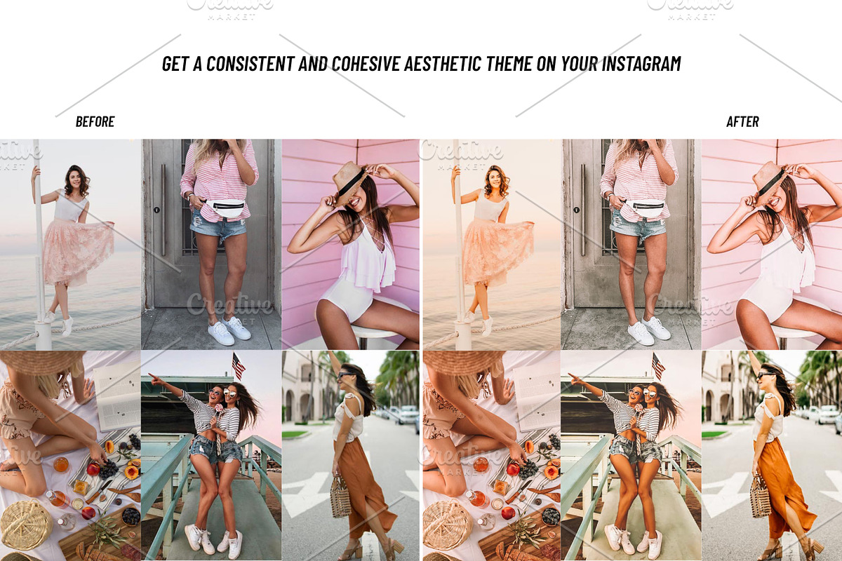 Bright and Airy Lightroom presets preview 2