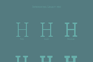 Legacy'17 Pro Typeface