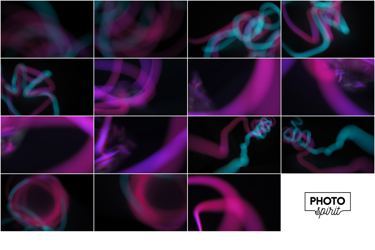 Cyber Neon Overlays, a Brushes & More by PhotoSpirit (Photo 9 of 9)
