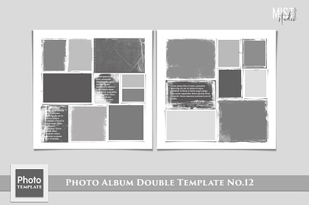 Photo Album Double Template No.12