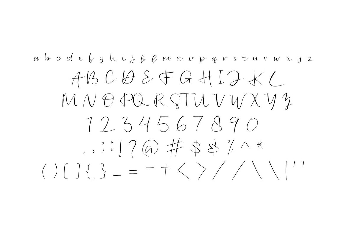 Jonesly Font preview 4