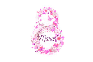 Happy Women's Day, March 8th, an Illustration by Nenahliadava Design