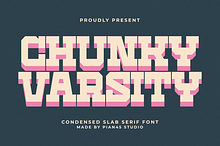 Chunky Varsity - Condensed Slab