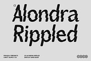 CS Alondra Rippled, a Sans Serif Font by Craft Supply Co. (Thumbnail 1 of 8)