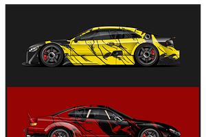 Dynamic Car Wrap Designs, an Empty State Illustration by CarWrap design