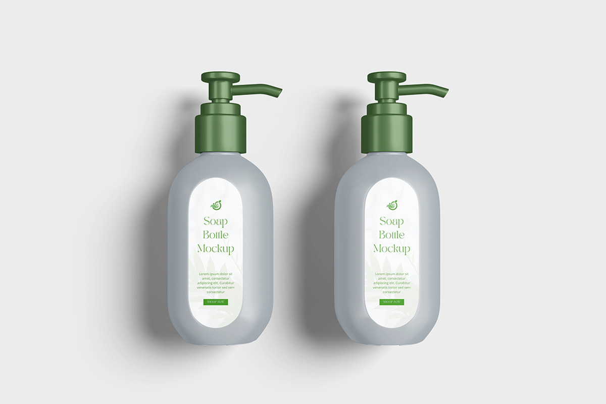 Soap Bottle Mockup, a Product Mockup by bimockup (Photo 3 of 6)