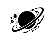 60 Planet Orbit Abstract Silhouette, an Empty State Illustration by Amazin_art (Thumbnail 5 of 35)
