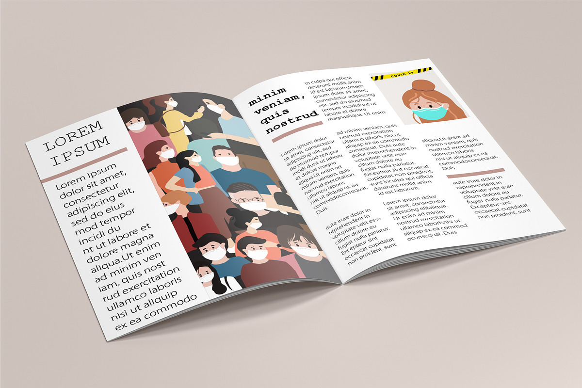 Covid19 design collection1#, a Healthcare Illustration by Piixypeach (Photo 3 of 7)