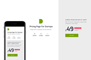 Simple Pricing Page Templates 01, an App Template by DesignBoard (Thumbnail 9 of 13)