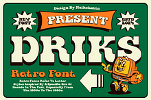Driks - Serif Retro Font