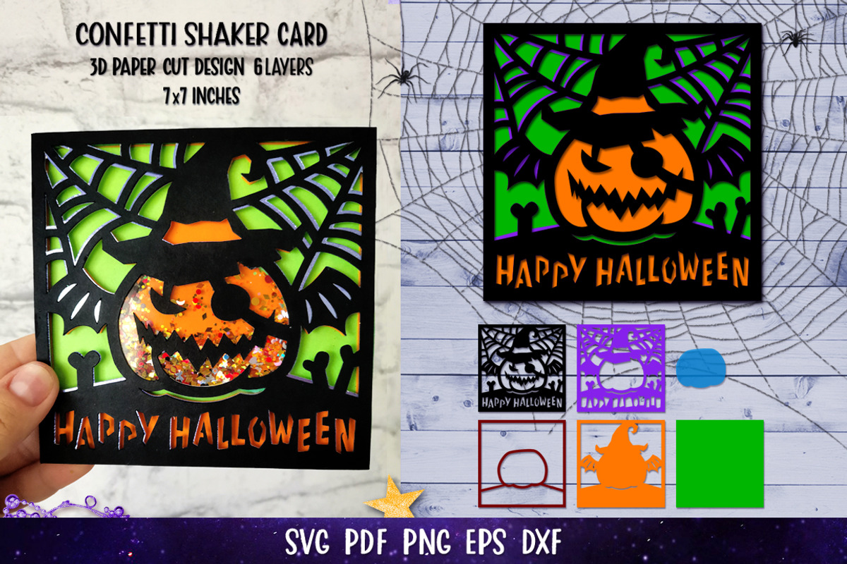 3D Halloween Card Confetti Shaker, a Card Template by Digital_Craftyfox (Photo 17 of 24)