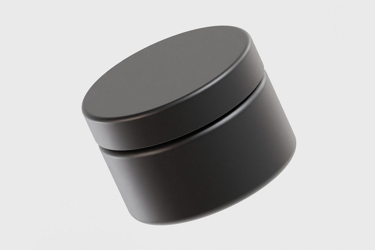 Cosmetic jar 3d model, an Object 3D Model by fahad121 (Photo 3 of 5)